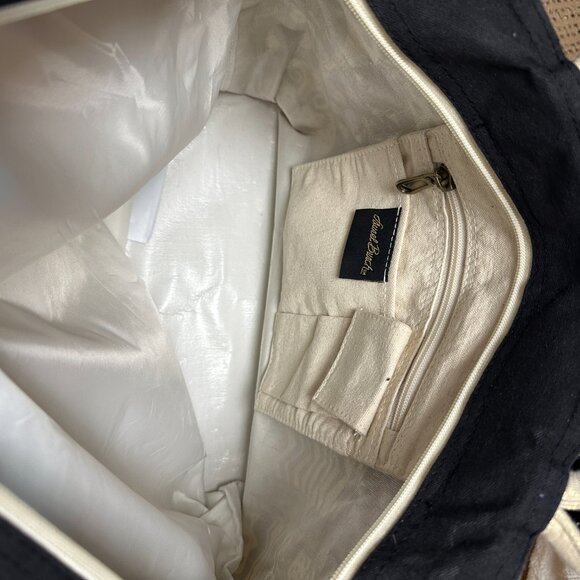 Laurel Burch Sun 'N Sand Extra Large Canvas Tote Top Zipped | Book Tote Bag Cats - Picture 8 of 15